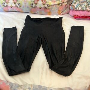 Spanx leather leggings